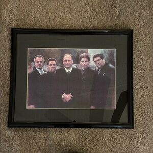 The Sopranos framed print.